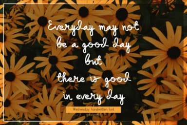 Wednesday Font by geadesign by geadesign — Script Handwritten Font — thumbnail 2