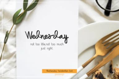 Wednesday Font by geadesign by geadesign — Script Handwritten Font — thumbnail 4
