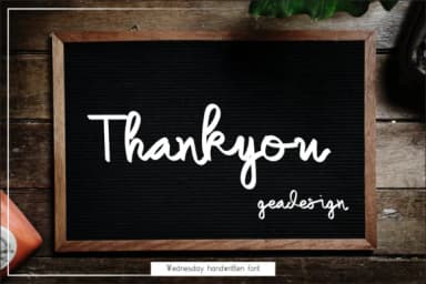 Wednesday Font by geadesign by geadesign — Script Handwritten Font — thumbnail 5