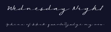 Wednesday Night by Edric Studio — Script Handwritten Font — thumbnail 2