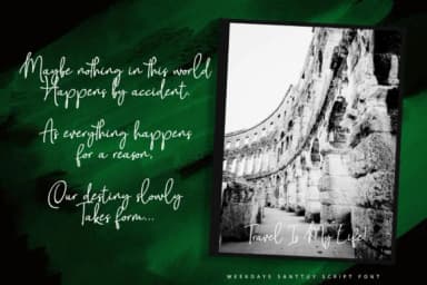 Weekdays Santtuy Font by aldedesign — Script Handwritten Font — thumbnail 5