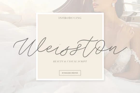 Weisston Font by Maulana Creative — Script Handwritten Font