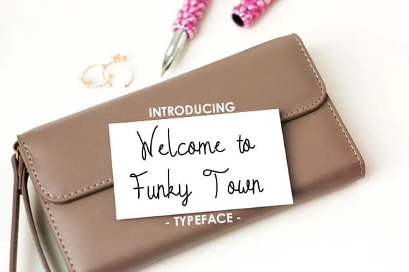Welcome to Funky Town Font by yh.seaofknowledge — Script Handwritten Font