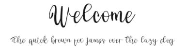 Welcome by Inermedia Studio — Script Handwritten Font — thumbnail 1