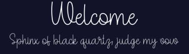 Welcome by Belina Studio — Script Handwritten Font — thumbnail 2