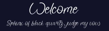 Welcome by Etik Fatimah — Script Handwritten Font — thumbnail 2