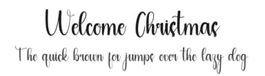 Welcome Christmas by PiPi Creative STUDIO — Script Handwritten Font — thumbnail 1