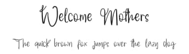 Welcome Mothers by Inermedia Studio — Script Handwritten Font — thumbnail 1