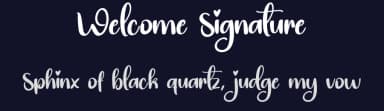 Welcome Signature by Scratchones — Script Handwritten Font — thumbnail 2