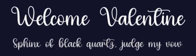 Welcome Valentine by Scratchones — Script Handwritten Font — thumbnail 2
