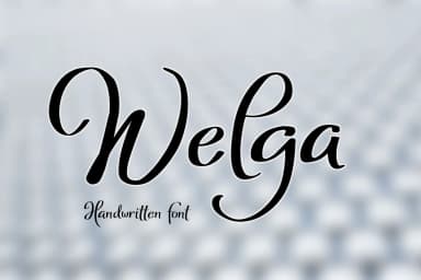 Welga Font by Digital Typeface Studio — Script Handwritten Font — thumbnail 1