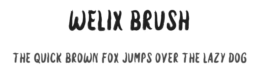 Welix Brush by Eko Samp — Script Handwritten Font