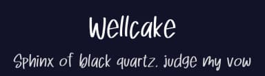 Wellcake by selawetype — Script Handwritten Font — thumbnail 2