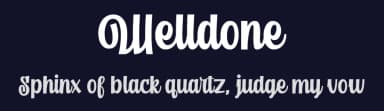 Welldone by Kong Font — Script Handwritten Font — thumbnail 2