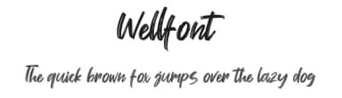 Wellfont by Khurasan — Script Handwritten Font — thumbnail 1