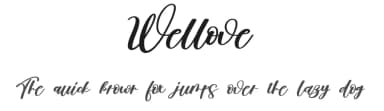 Wellove by Scratchones — Script Handwritten Font — thumbnail 1