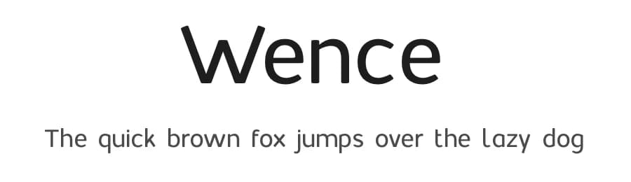 Wence by Lerima — Sans Serif Font