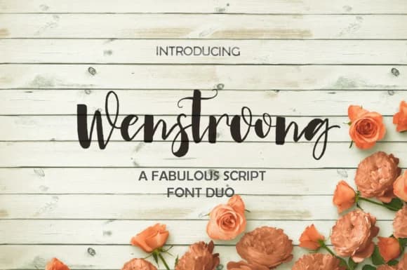 Wenstroong Font by Youngtype — Script Handwritten Font