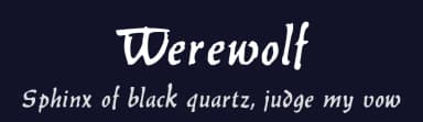 Werewolf by Ridgemont Studios — Script Handwritten Font — thumbnail 2