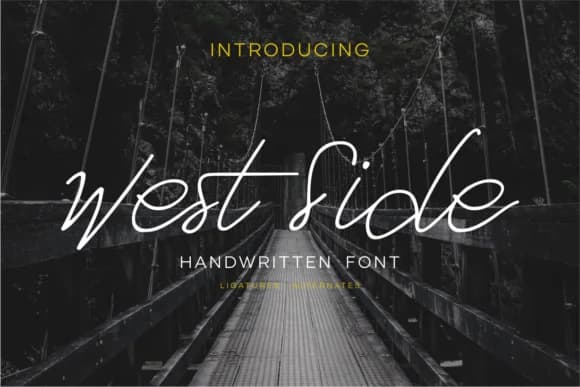 West Side Font by nadhira.felani — Script Handwritten Font