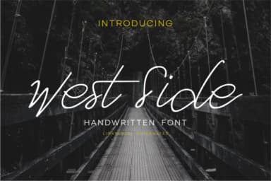 West Side Font by nadhira.felani — Script Handwritten Font — thumbnail 1
