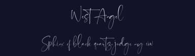 West Angel by Ramli Setiadi — Script Handwritten Font — thumbnail 2