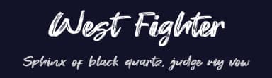 West Fighter by Khurasan — Script Handwritten Font — thumbnail 2