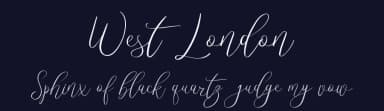 West London by AminMario — Script Handwritten Font — thumbnail 2