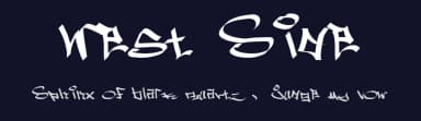 West Side by Tré Bomb Nation — Script Handwritten Font — thumbnail 2