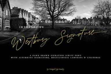 Westbury Signature Font by fontsgood — Script Handwritten Font — thumbnail 1