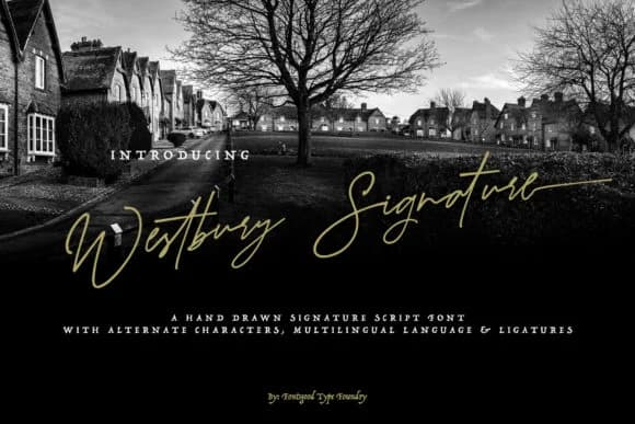 Westbury Signature Font by fontsgood — Script Handwritten Font
