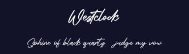 Westclock by Maulana Creative — Script Handwritten Font — thumbnail 2