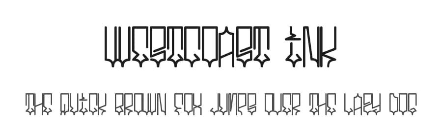 Westcoast Ink by Delarocca — Script Handwritten Font
