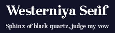 Westerniya Serif by StringLabs Creative Studio — Serif Font — thumbnail 2