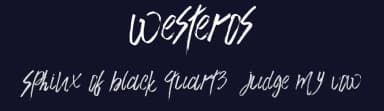 Westeros by Alstudiossa — Script Handwritten Font — thumbnail 2