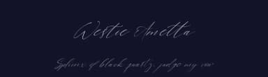 Westie Ametta by Kong Font — Script Handwritten Font — thumbnail 2