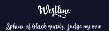 Westline by Riyadh Rahman — Script Handwritten Font — thumbnail 2