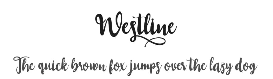 Westline by Riyadh Rahman — Script Handwritten Font