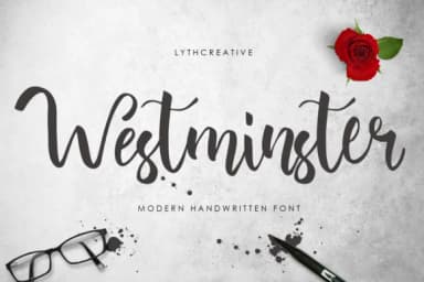 Westminster Font by lyanatha — Script Handwritten Font — thumbnail 1