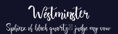 Westminster by lyanatha — Script Handwritten Font — thumbnail 2