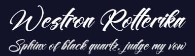 Westron Rotterika by Letterena Studios — Script Handwritten Font — thumbnail 2