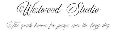 Westwood Studio by Octotype  | Thomas Boucherie — Script Handwritten Font — thumbnail 1