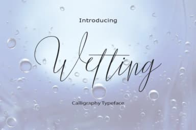 Wetting Font by Naqsya.Co — Script Handwritten Font — thumbnail 1