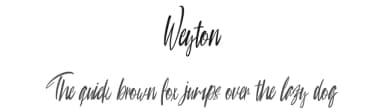 Weyton by InspiraType — Script Handwritten Font — thumbnail 1