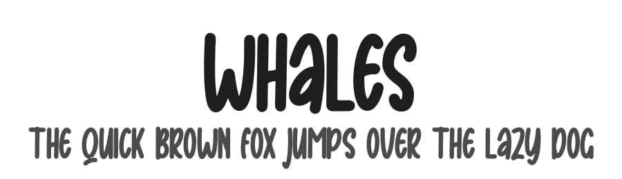 Whales by Skiiller Studio — Script Handwritten Font