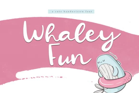 Whaley Fun Font by KA Designs — Script Handwritten Font