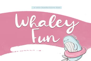 Whaley Fun Font by KA Designs — Script Handwritten Font — thumbnail 1