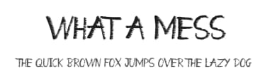 What a Mess by JSH creates — Script Handwritten Font — thumbnail 1