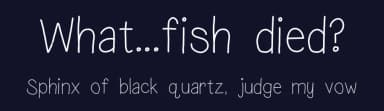 What...fish died? by Sabrina Schleiger — Script Handwritten Font — thumbnail 2