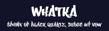 Whatka by Roland Hörmann — Script Handwritten Font — thumbnail 2
